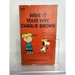 Vintage Have it Your Way Charlie Brown Book